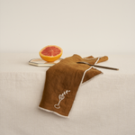 Embroidered Linen Napkin Set – Goblet