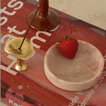 Linea Small Marble Dish - Rosa