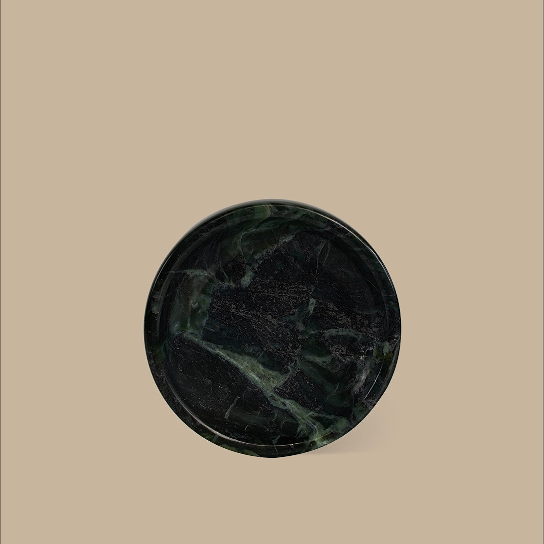 Linea Small Marble Dish - Green