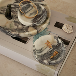 Linea Small Marble Dish - Calacatta Viola